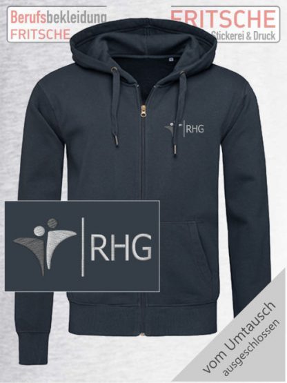 RHG-Herren-Active-Kapuzen-Sweatjacke – Bild 3