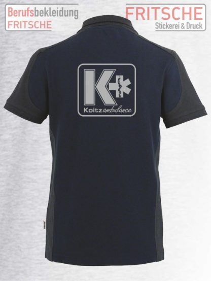 Koitz ambulance-Contrast Polo Damen – Bild 2