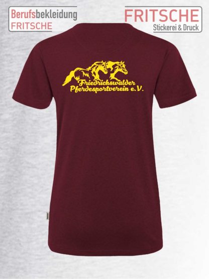 Friedrichswalder Pferdesportverein-Damenshirt – Bild 2