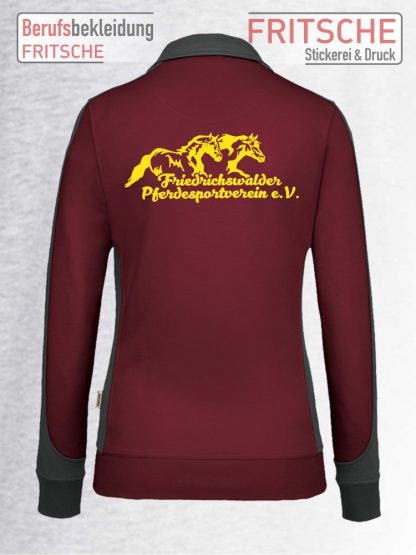 Friedrichswalder Pferdesportverein-Sweatjacke Damen – Bild 2