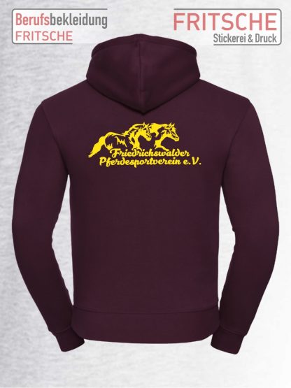 Friedrichswalder Pferdesportverein-Hoodie – Bild 2