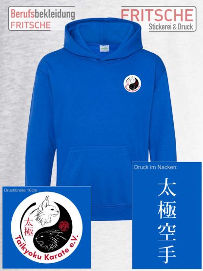 Taikyoku Karate-Hoodie Kinder