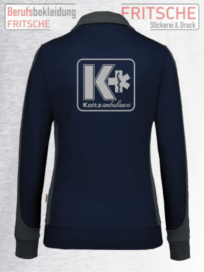 Koitz ambulance-Contrast Sweatjacke Damen – Bild 2