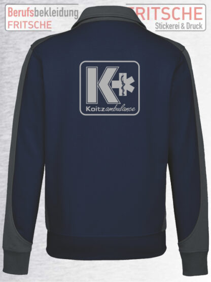 Koitz ambulance-Contrast Sweatjacke – Bild 2