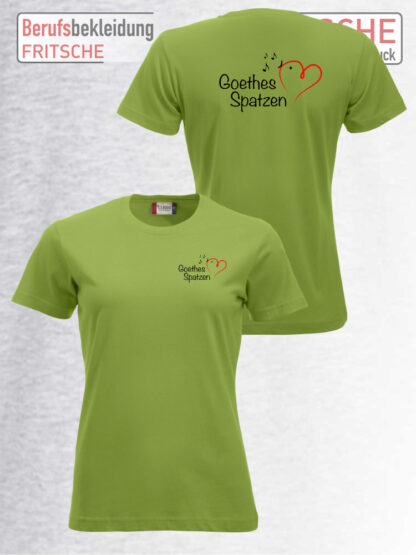 Goethes-Spatzen-Damenshirt