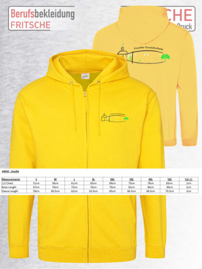 Goethe-Schule-Kapuzenjacke – Bild 2