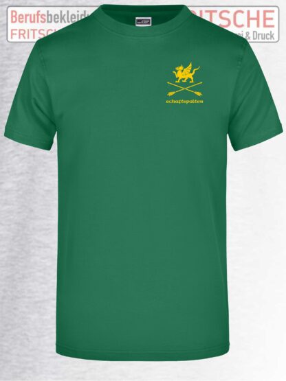 Schaftspalter-T-Shirt-Herren