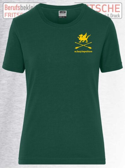 Schaftspalter-T-Shirt-Damen