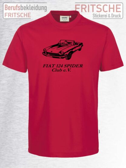 Fiat-Spider-T-Shirt-Rot