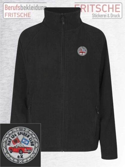 Fiat-Spider-Fleecejacke-Damen-Schwarz